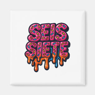 Aimant 67 Six Seven Seis Seven Brainrot Viral Mem espagno