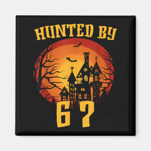 Aimant 6 7 halloween 67 mème six sept fantôme génération 