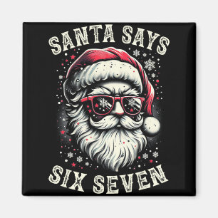 Aimant 6-7 Meme Noël Santa Six Sept Pourriture Cérébrale 