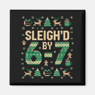 Aimant 6-7 Noël Pull Ugly Christmas Six Seven Xmas 67 Mem
