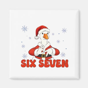Aimant 6 7 Six Seven Main Génération Z Alpha Oie Noël
