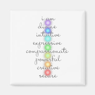 Aimant 7 Chakras S pour les amateurs de Yoga