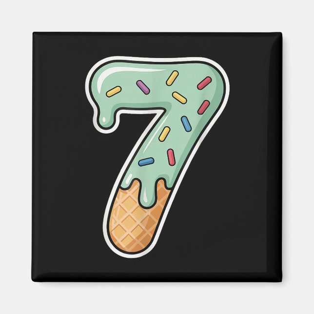 Aimant 7 Six Seven Trending 67 Happy 67th Day Of School  (Devant)