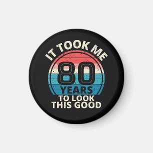 Aimant 80e anniversaire