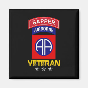 Aimant 82e jupe aéroportée - 82e vétéran du sapeur aéropo