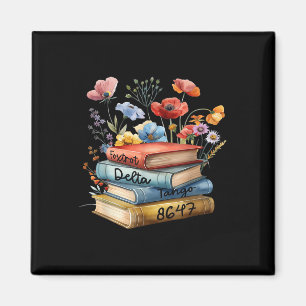 Aimant 8647 Foxtrots Deltas Tangos Livre Flower