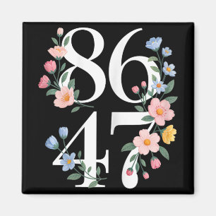 Aimant 8647 Subtle Anti Trump Flower Floral Boho Vintage