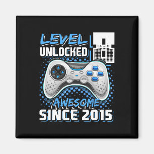 Aimant 8 Déverrouillé Awesome 2015 jeu vidéo 8e anniversa