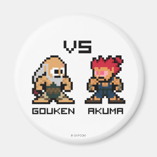 Aimant 8bit Gouken CONTRE Akuma