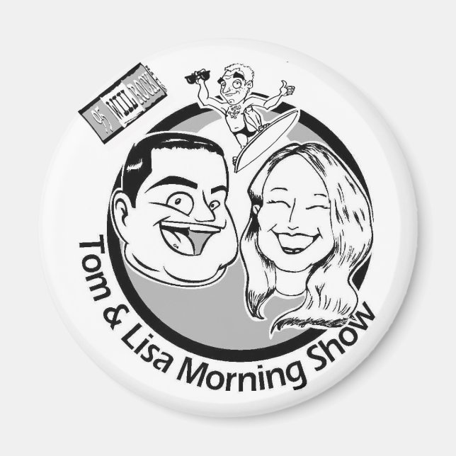 Aimant 95 WIIL ROCK - Tom & Lisa mag! (Devant)