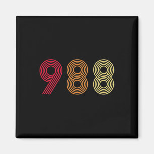 Aimant 988 Tee Suicide Prevention Hotline Health Mental A