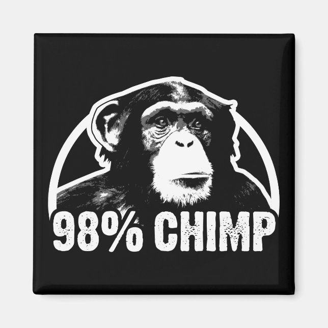 Aimant 98 % Chimp (Devant)