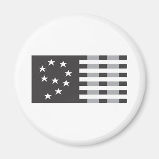 Aimant 9-11 Logo commémoratif noir et blanc