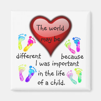 Aimant A0001.I Était important dans la vie.Magnet.3