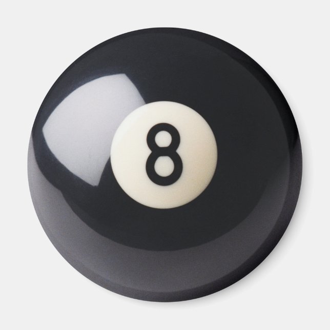 Aimant à 8 balles Billard Snooker (Devant)