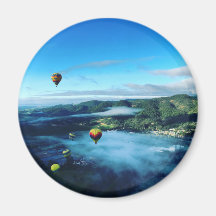 Aimant à ballon à air chaud - Napa Valley
