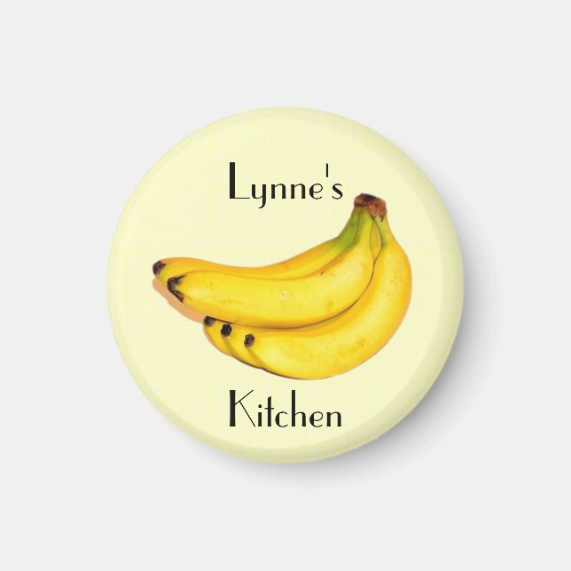 Aimant à banane personnalisé (Devant)