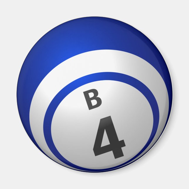 Aimant à bille de bingo B4 (Devant)