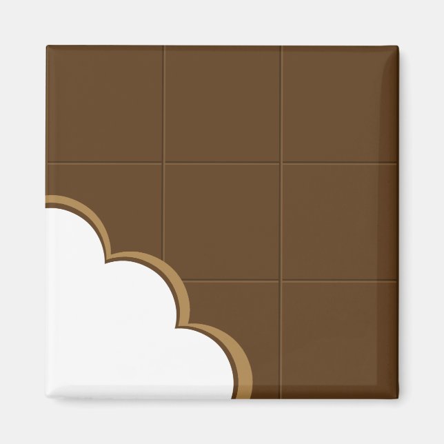 Aimant à bille de chocolat (Devant)
