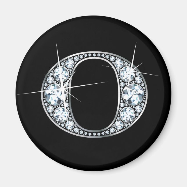 Aimant à bille de diamant "O" (Devant)