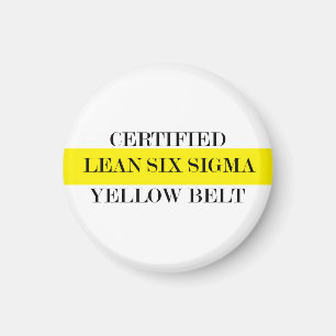 Aimant à ceinture jaune maigre certifié
