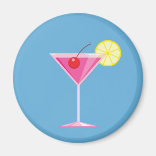 Aimant à cocktail rose