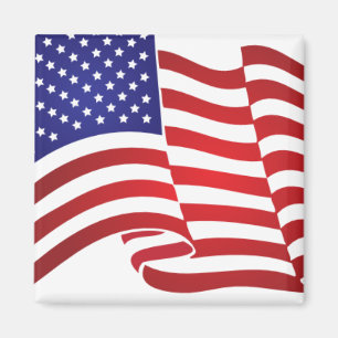 Aimant à drapeau américain