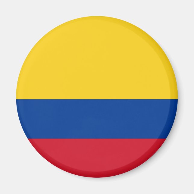 Aimant à drapeau de Colombie (Devant)