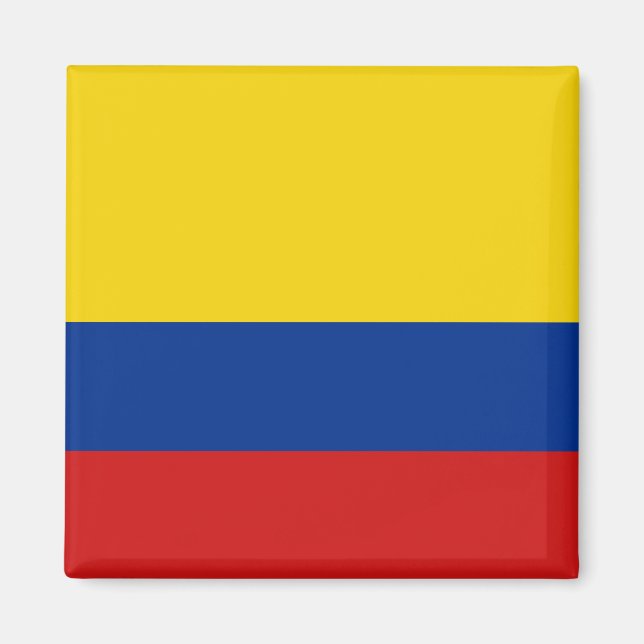 Aimant à drapeau de Colombie (Devant)