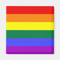 Aimant à drapeau de la Fierté arc-en-ciel