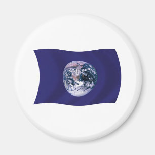 Aimant à drapeau de la planète