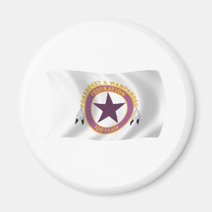 Aimant à drapeau de la tribu Wampanoag