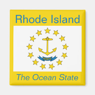 Aimant à drapeau de l'île Rhode