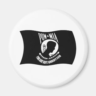Aimant à drapeau de POW et MIA