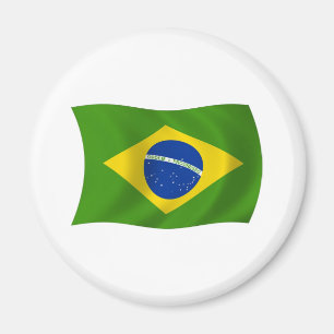 Aimant à drapeau du Brésil
