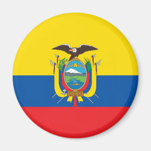 Aimant à drapeau équatorien