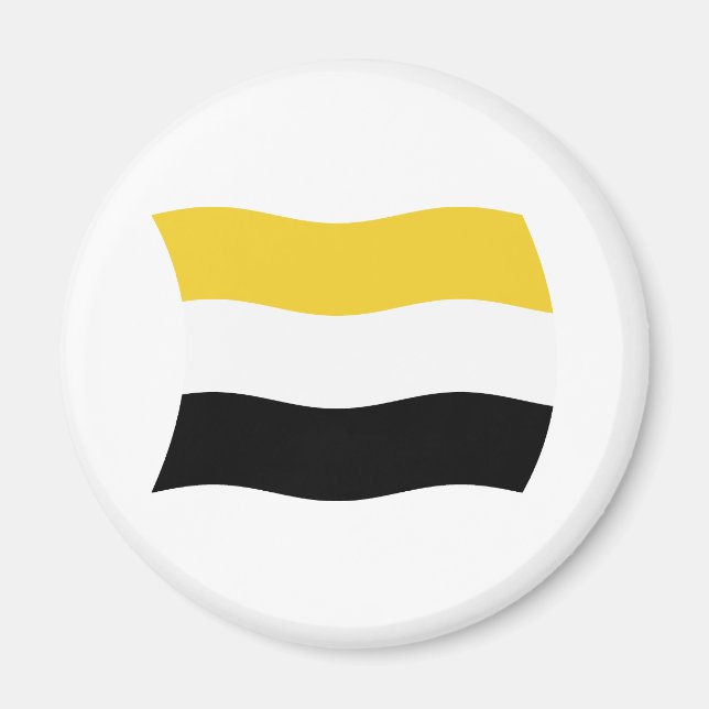 Aimant à drapeau Garifuna (Devant)