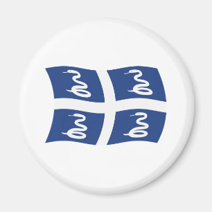 Aimant à drapeau martiniquais