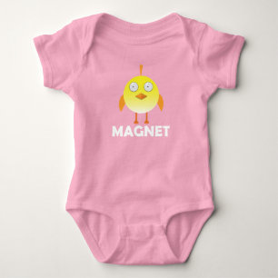 Aimant à Filles - Body en Jersey pour Bébé