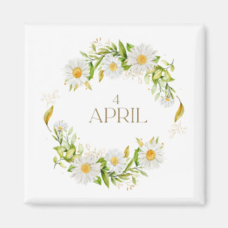 Aimant à fleur marguerite pour avril (1)