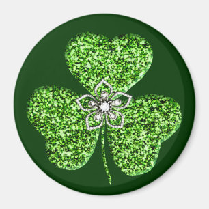 Aimant à flower et shamrock