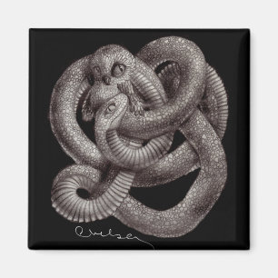 Aimant à frigo écologique "neige"