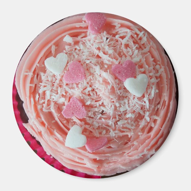 Aimant à gâteau de la cantine rose cerise de frais (Devant)