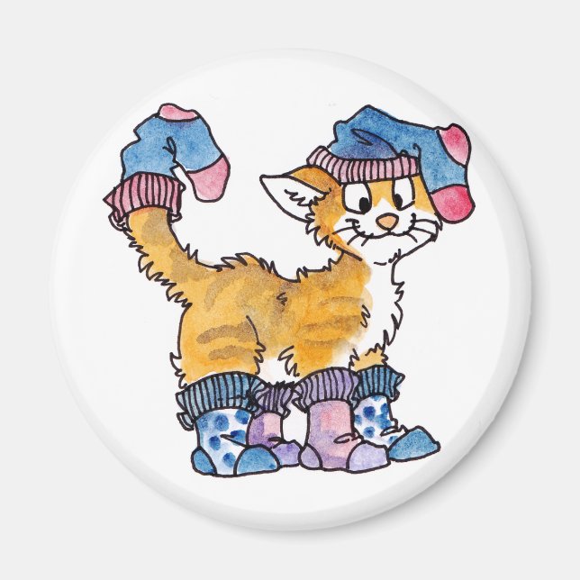 Aimant à Kitty Sock (Devant)
