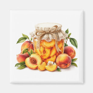 Aimant à la confiture de pêche