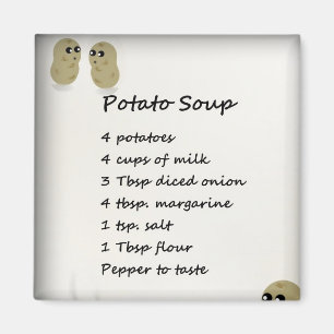 Aimant à la soupe de pomme de terre