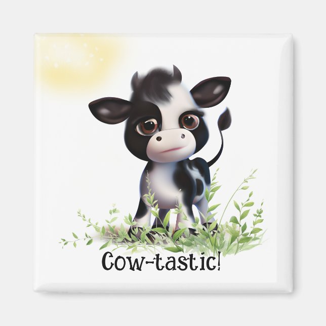 Aimant à la vache adorable (Devant)