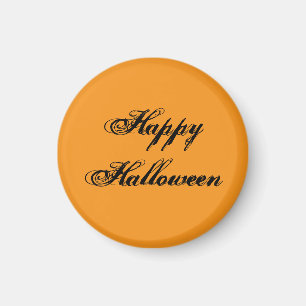 Aimant à l'écriture manuscrite Joyeux Halloween (O
