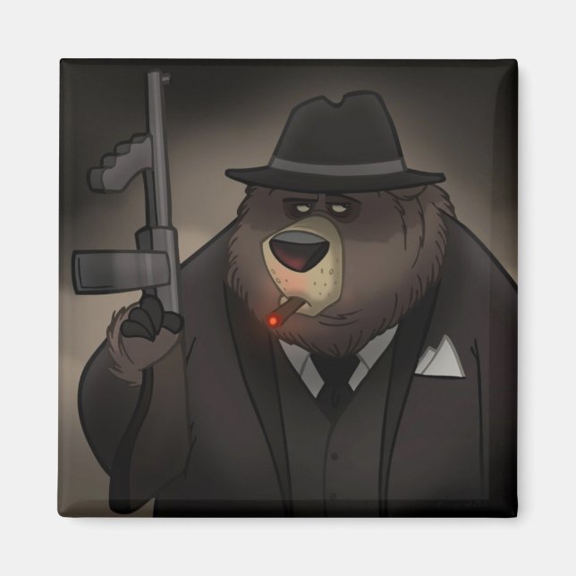 Aimant à l'ours de la bande (Devant)