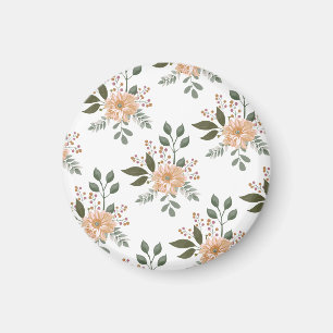 Aimant à motif floral